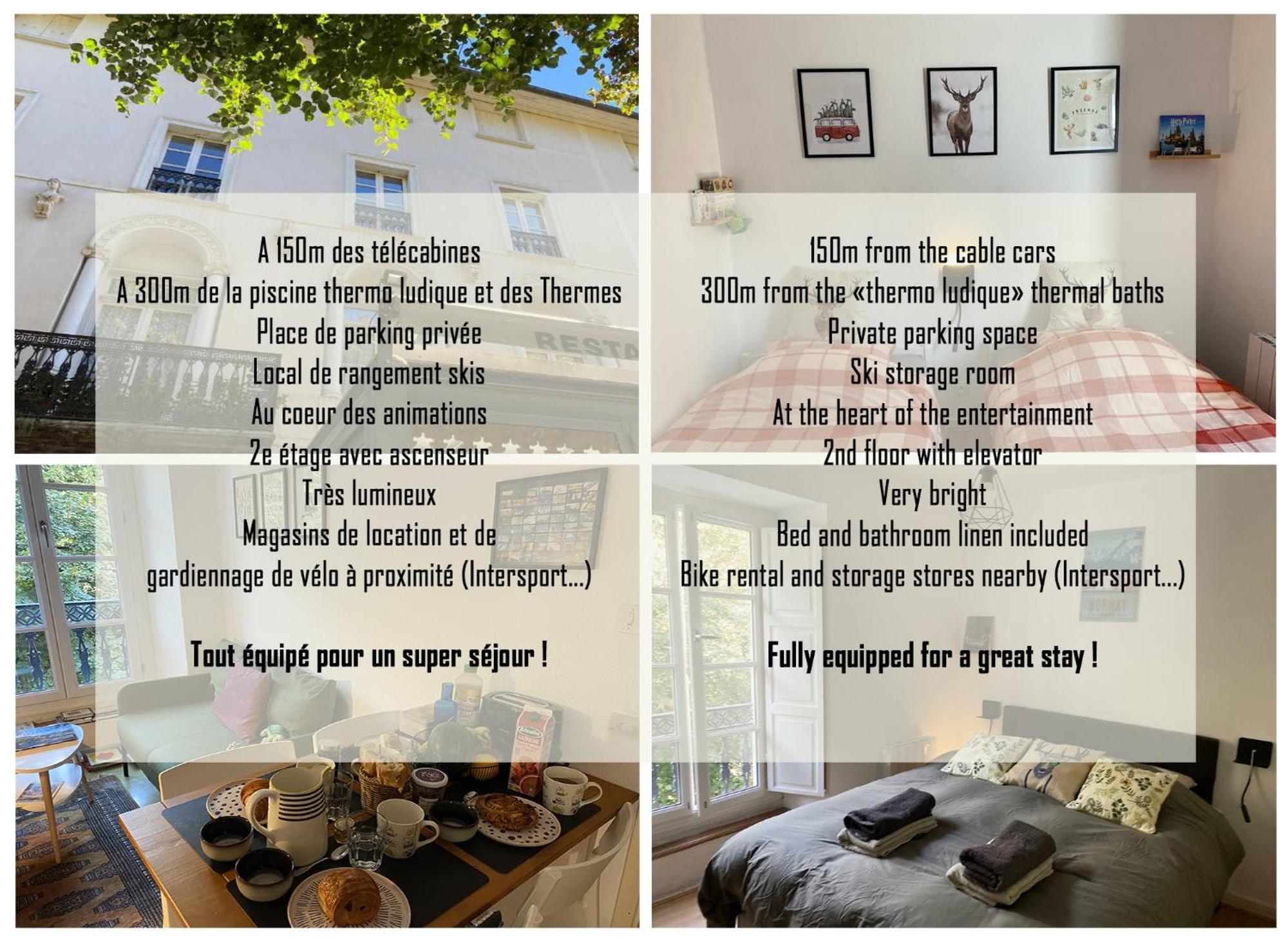 Au 47 Allees D'etigny - & Standing - Avec Parking - Linge De Lit Et De Toilette Inclus Apartment Bagneres-de-Luchon